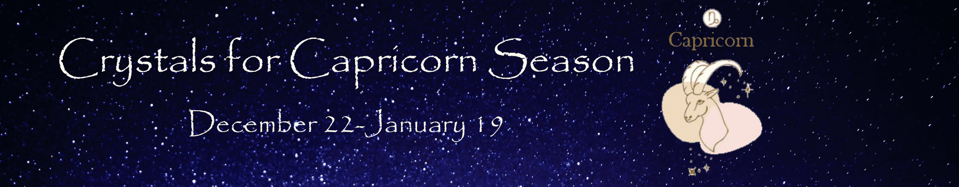 Capricorn Season Banner