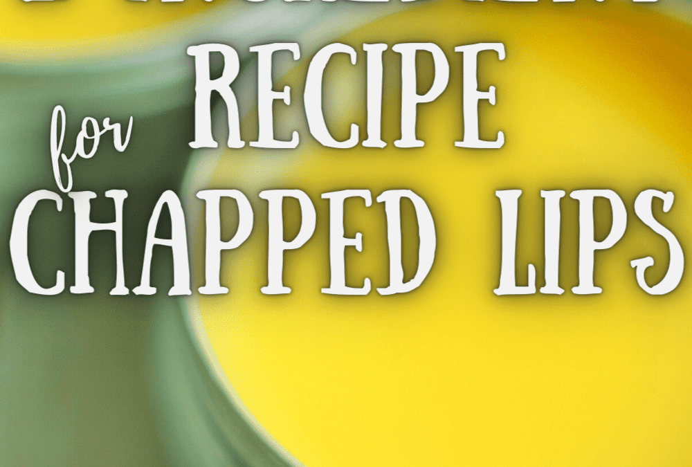 Awesome 2 Ingredient Recipe for Chapped Lips!