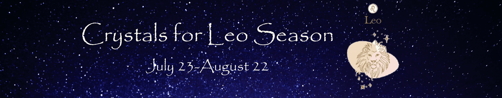Leo Season Banner