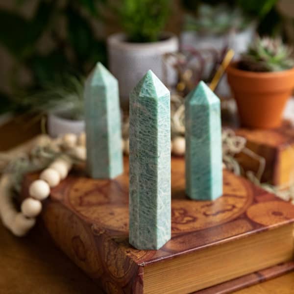 AMAZONITE CRYSTAL TOWERS