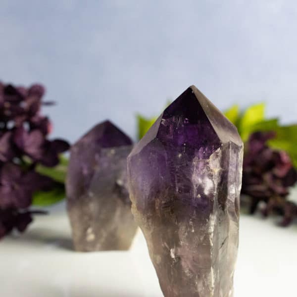 PURPLE AMETHYST CRYSTAL HIGH QUALITY TOP POLISHED POINTS