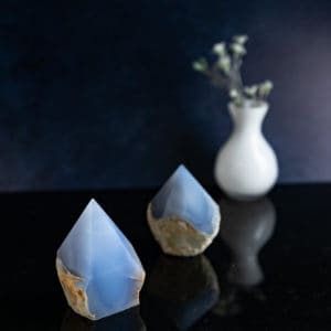 BLUE CHALCEDONY POINTS