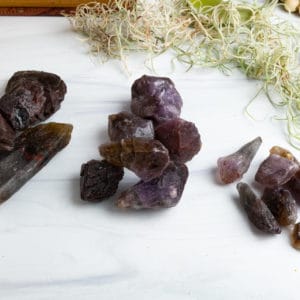CACOXENITE CRYSTAL ROUGH PIECES