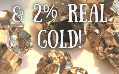 Pyrite is Amazing and 2 percent Real Gold!