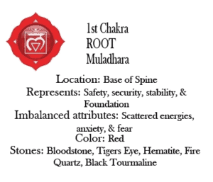 FIRST CHAKRA ROOT INFORMATION