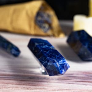 BLUE SODALITE CRYSTAL TOWERS
