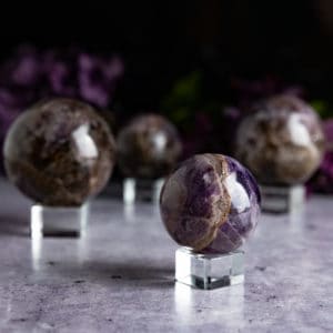 SUPER SEVEN ALSO CALLED MELODY STONE CRYSTAL SPHERES